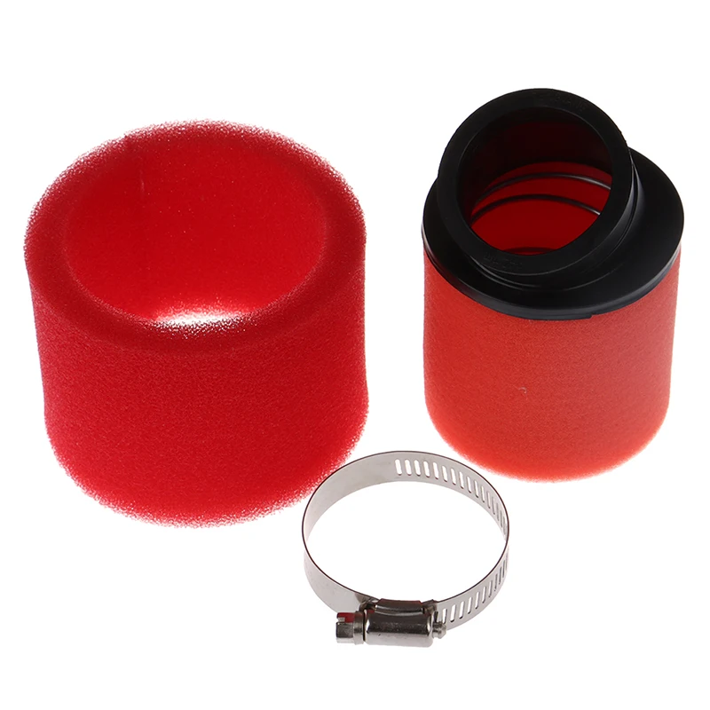 1Pcs Pit Dirt Bike Air Filter Red 42mm 140cc 150cc 160cc Pitbike Motorcycle image 5