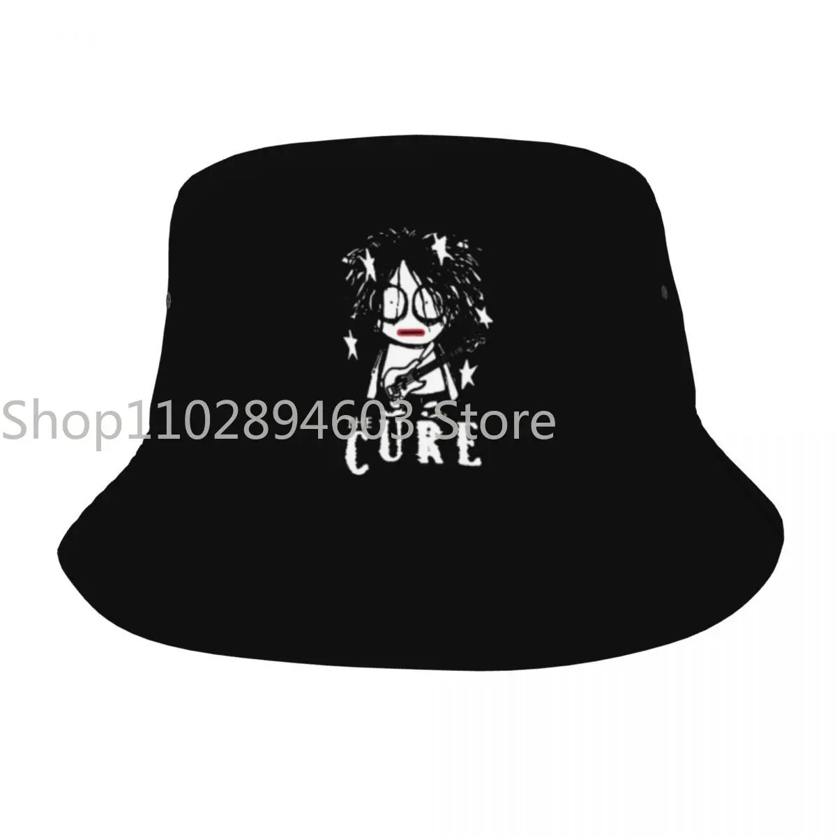 The Cure Bucket Hats for Woman Summer Vocation Rock and Roll Bob Hat Casual Foldable for Outdoor Session Hat