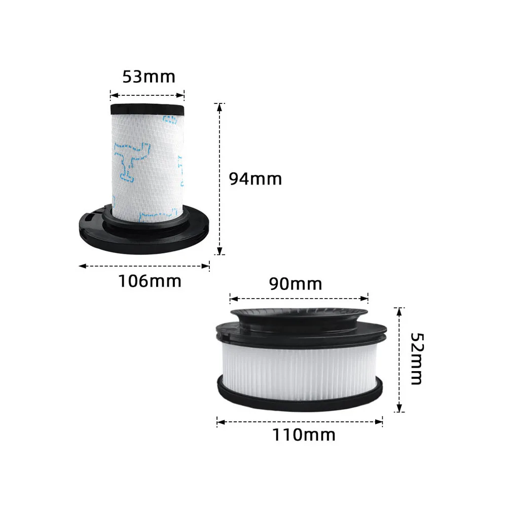 Compatível com Filtros HEPA Rowenta ZR00907/908 RH98XX/99XX para Aspirador de Pó Acessórios de Substituição do Filtro Pré-Motor