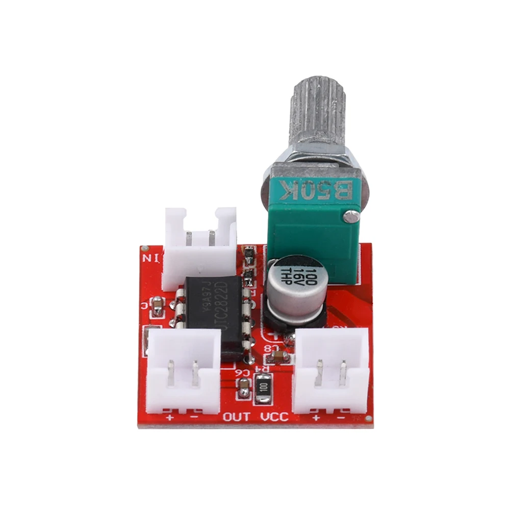 Headphone Amplifier Board UTC2822 Mono BTL Amplifier Board DC 1.8-12V Power Supply Mini Ear Amplifier Instead of NE5532