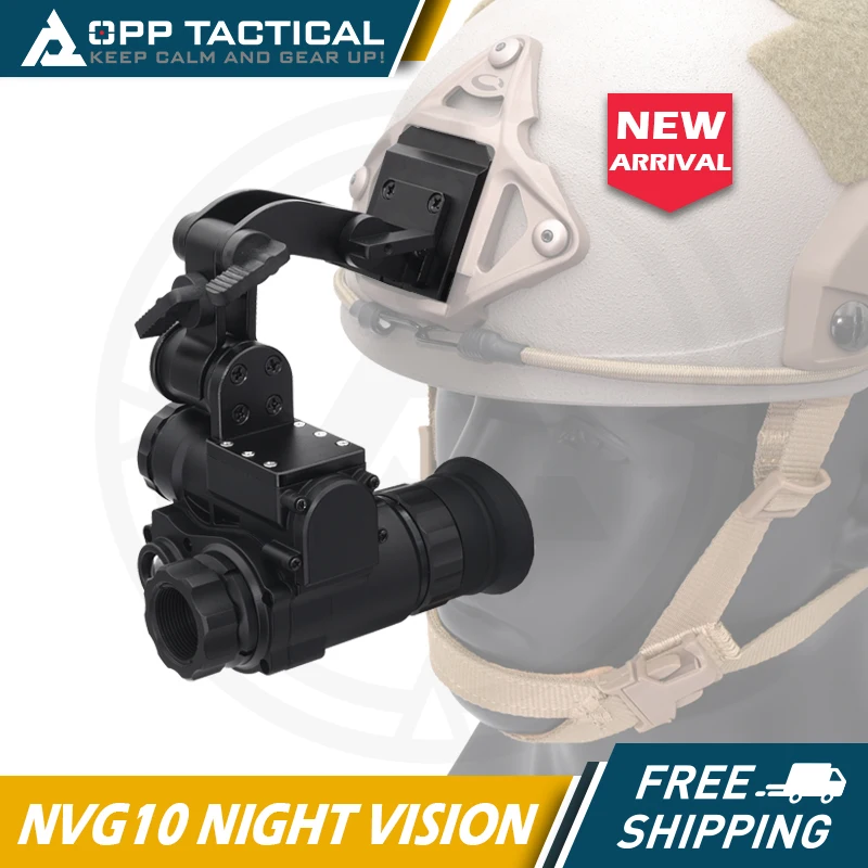 NVG10 Helmet Night Vision Goggle 1920x1080p Green Tactical Head Night Vision Monocular WiFi IP66 Hunting Night Vision Device