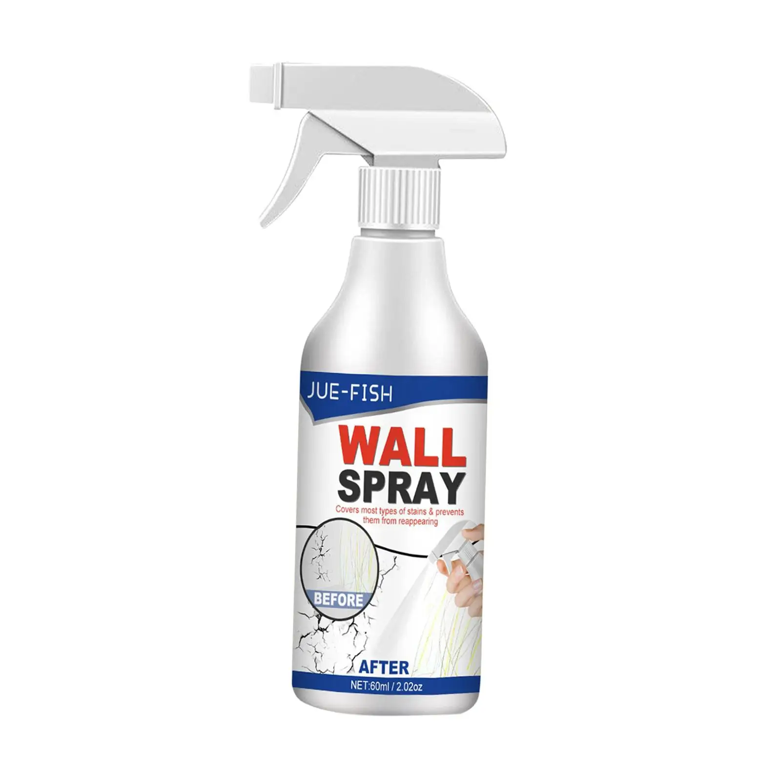 60ml Wall Spray Agent Mending Stain Wall Protection Tool Remover for Bedroom Kitchen Home Living Room Supplies