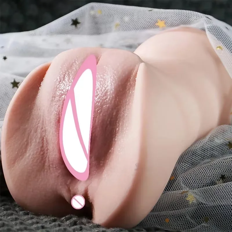 3D Realistic Silicone TPE Artificial Vagina, Sex Toy, Pocket Cat,real Butter, Male Oral Sex Toy，Adult Masturbation Aircraft Cup