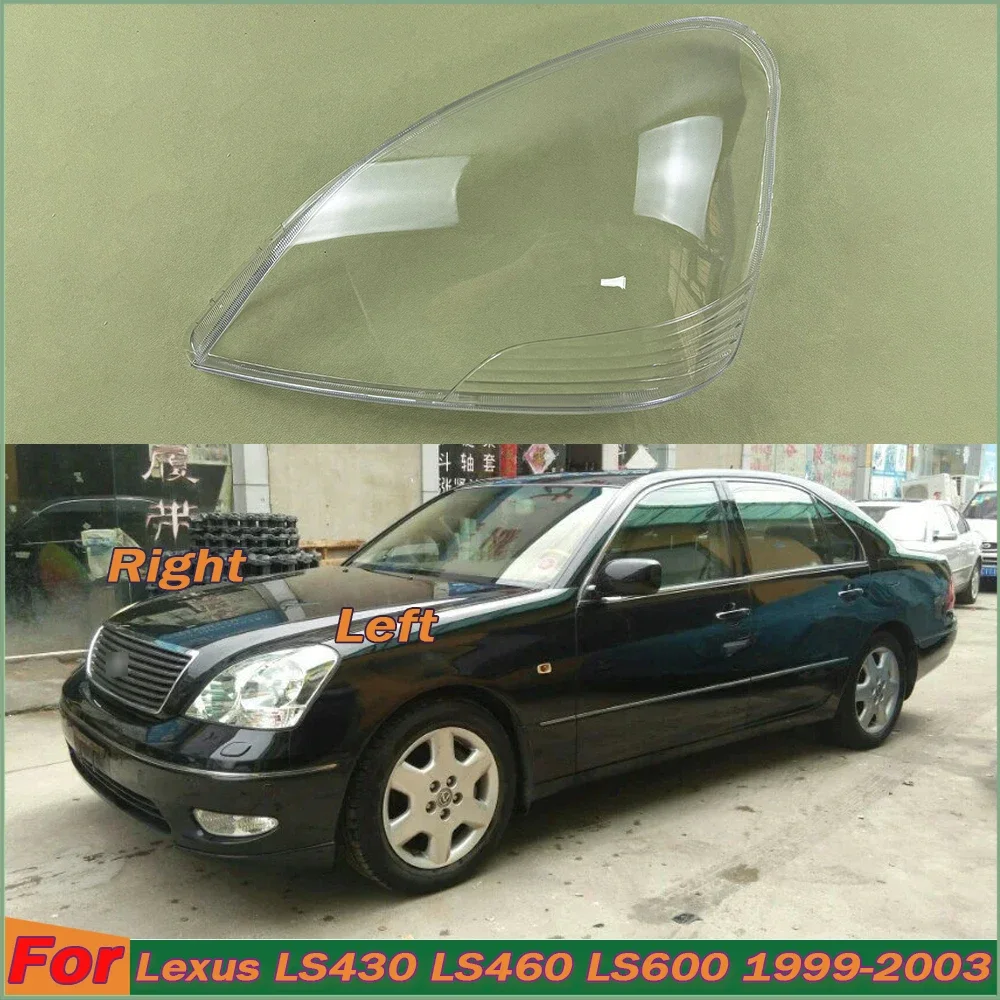 

Headlamp Lamp Shell Plexiglass Replace Original Lens For Lexus LS430 LS460 LS600 1999-2003 Transparent Headlight Cover Lampshade