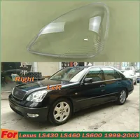 Headlamp Lamp Shell Plexiglass Replace Original Lens For Lexus LS430 LS460 LS600 1999-2003 Transparent Headlight Cover Lampshade