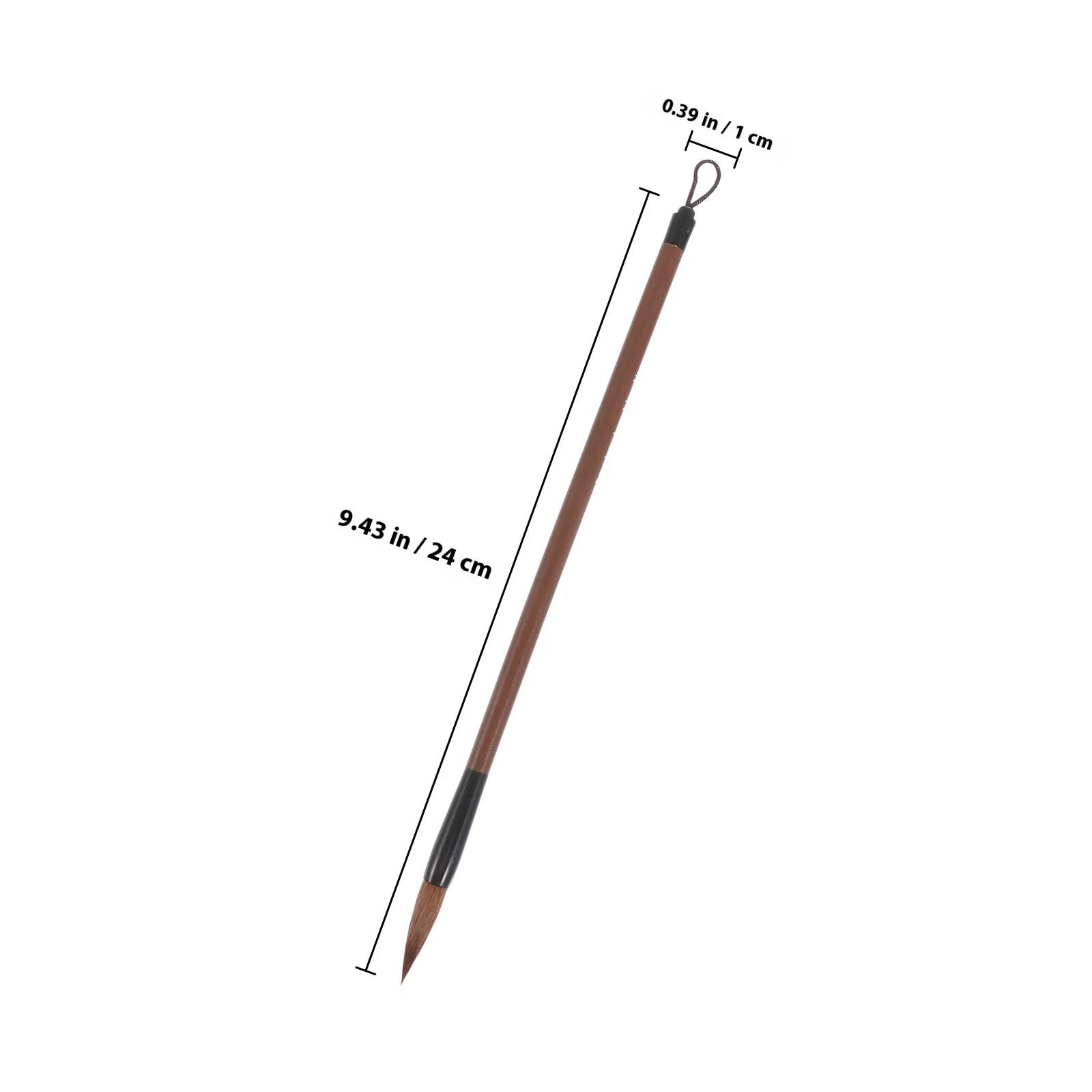 مجموعة أقلام فرشاة الخط للشعر من ابن عرس مكونة من 6 قطع لممارسة الطلاب بألوان مائية وفرشاة رسم ومجموعة أدوات مكتبية فنية #6