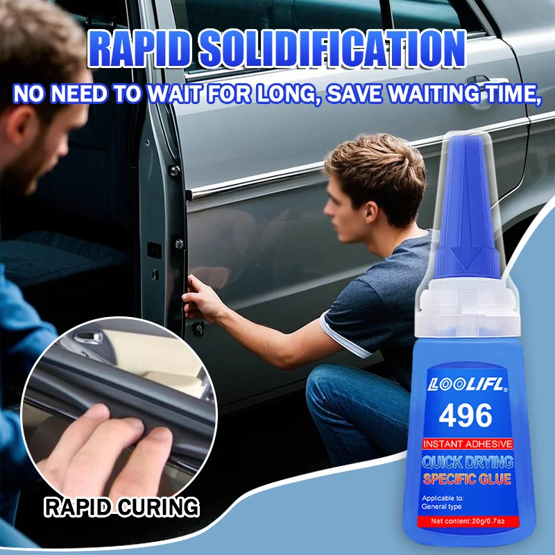 Super Glue for Car and Vehicles Liquid Extra Strong - High Performance Adhesive,Auto Interior Repair Glue,Fast Curing,Waterproof