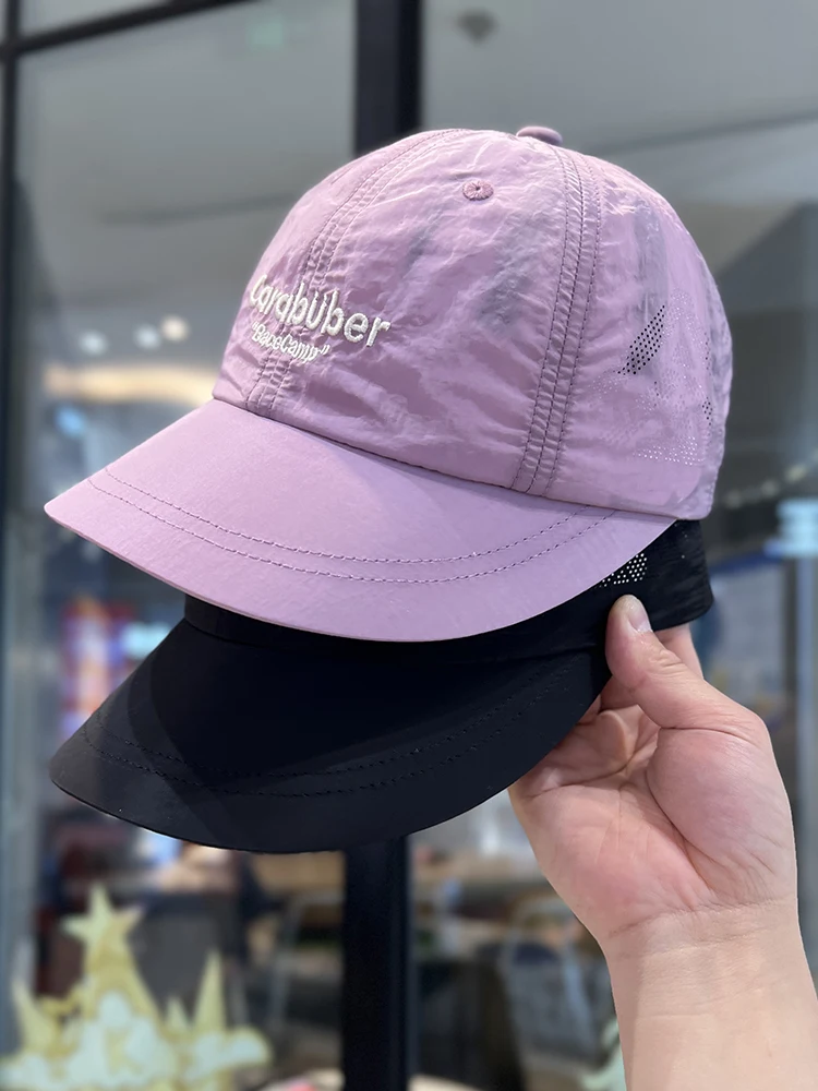

Sun hat women breathable short brim baseball cap wide brim summer quick drying sun protection cap men
