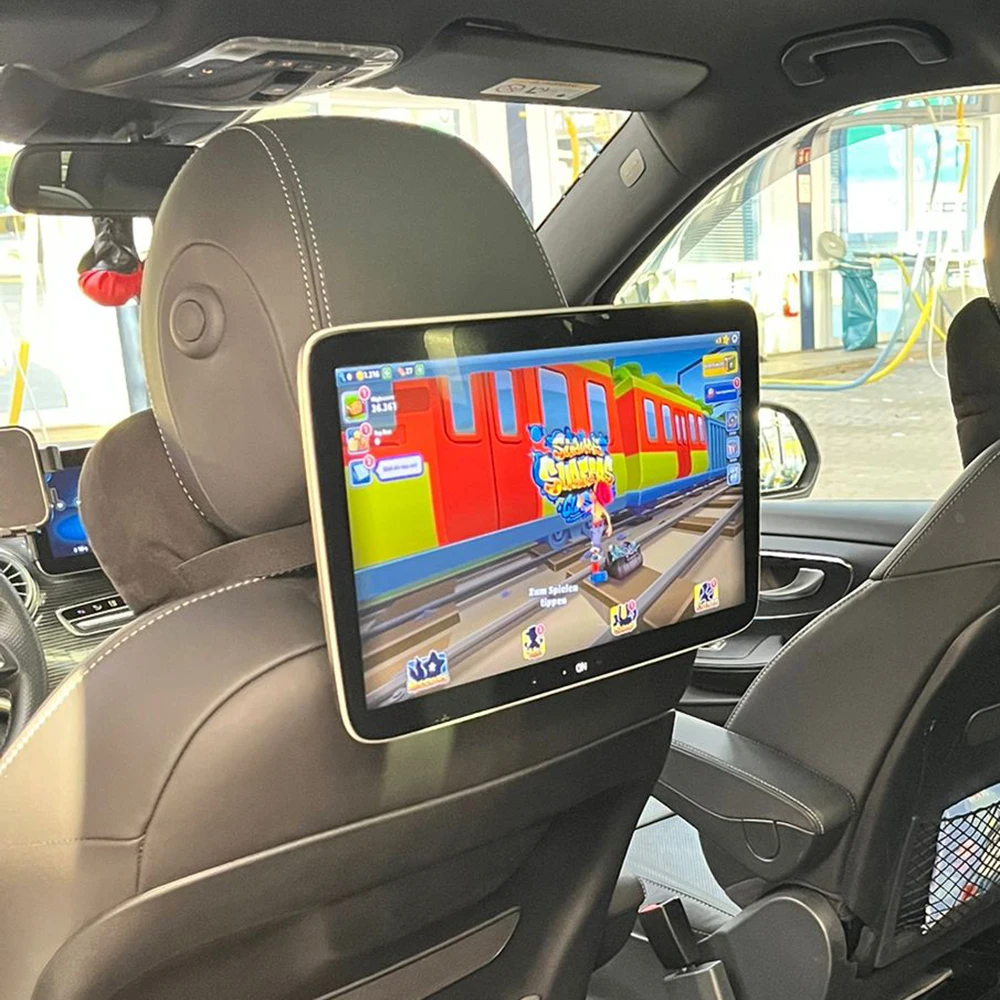 

13.3" Car Headrest Monitor Display IPS Android 3G+32G/4G+64G Touch Screen For Mercedes-Benz 4K Wifi Car Video Rear Seat Player
