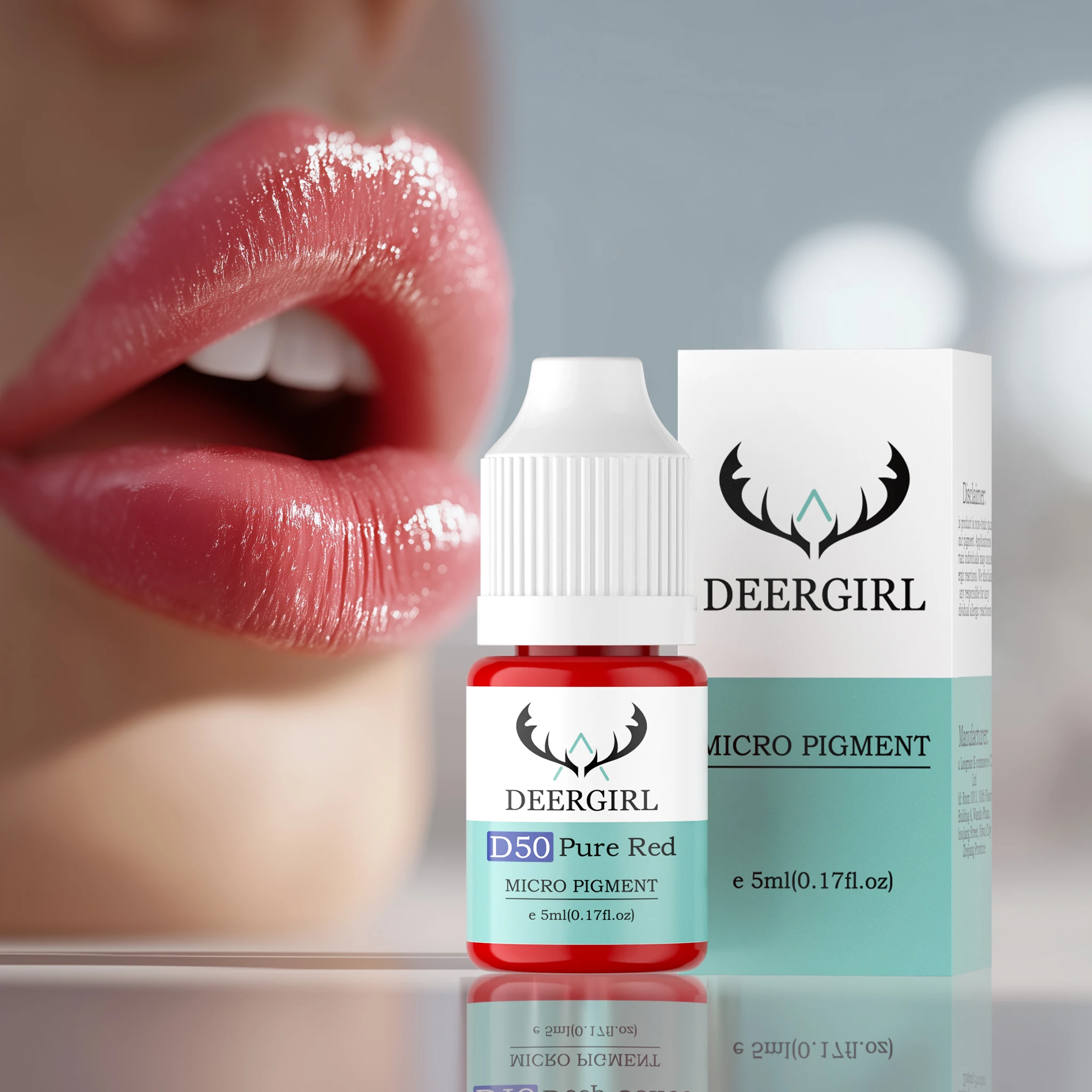 

Deergirl Lip Tattoo Ink 14 Colors 5ML Semi Permanent Makeup Eyebrows Ink Eyebrows Eyeliners Pigments Tattoo Pigments Beauty Art