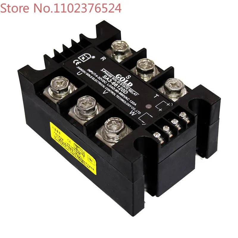 

High-current three-phase solid state relay SA3-66150D 66200D 66300D AC 380V