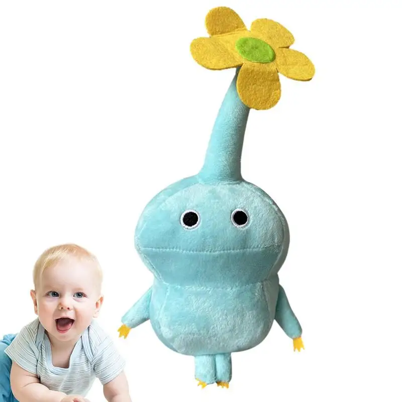 Ice Pikmins Stuffed Animals Rock Ice Toys Plushie Olimar Bulborb Chappy Soft Cartoon Pillow Kids Fans Gift For Adults Kids