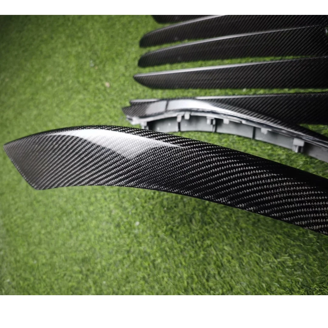 For Audi Q5 8R 2010-18 SQ5 8R 13-17 Real Carbon Fiber Interior Decoration Center Console Door Interior Replacement 6 PCs