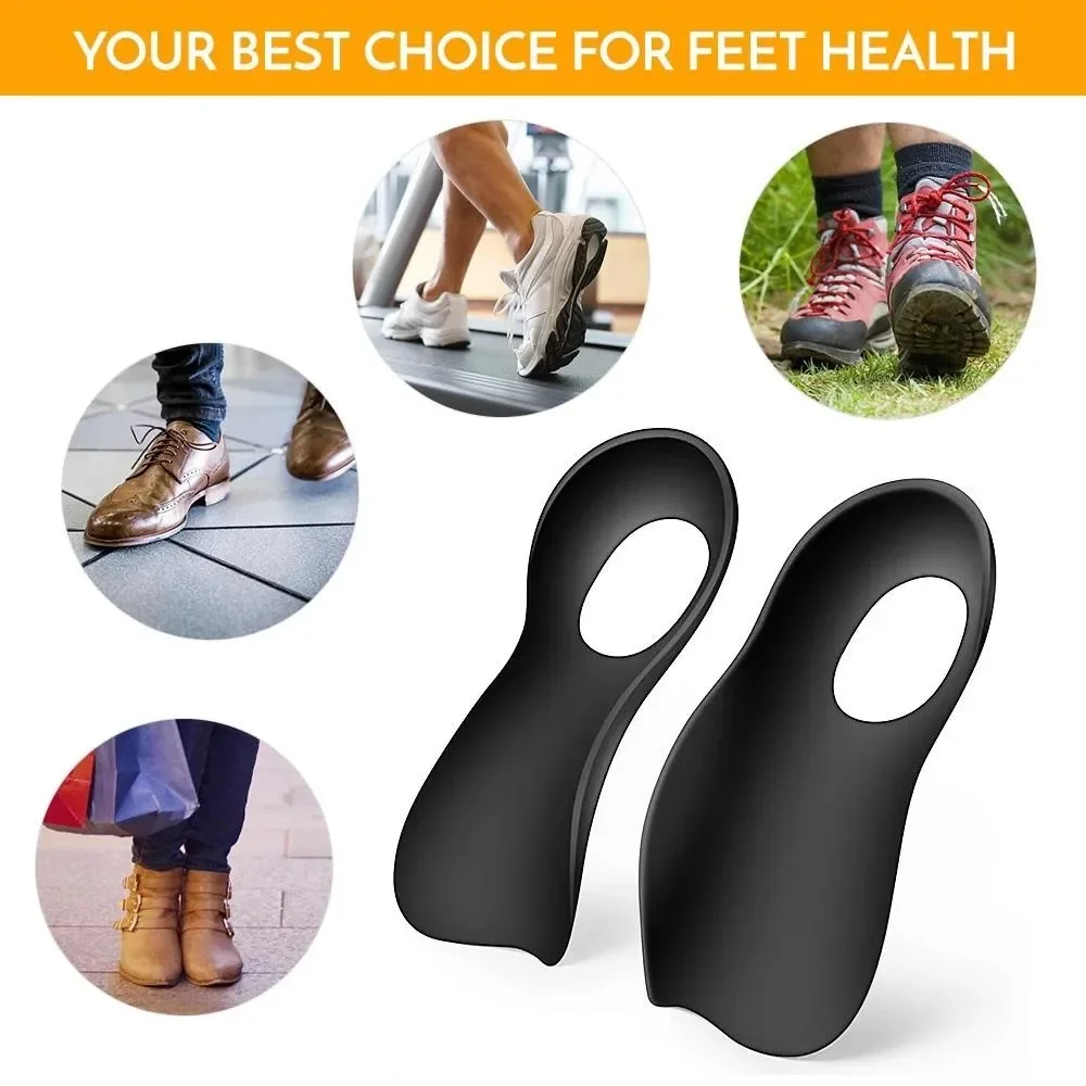 Orthotic Insoles for XO-Legs Correction Orthopedic Insoles Flat Foot Arch Support Pad Plantar Fasciitis Pain Relief Shoe Inserts