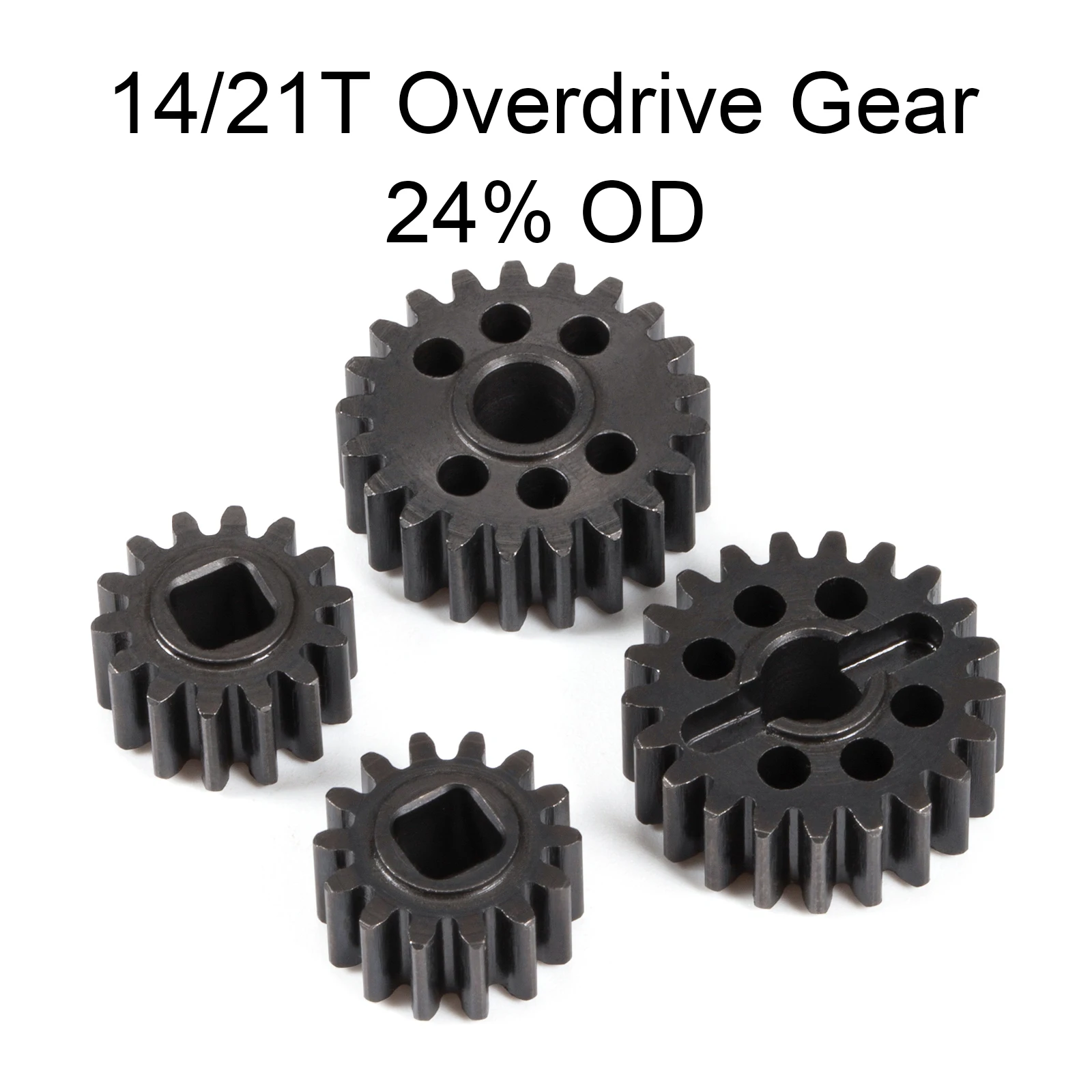 Heat Treated Steel 15T/20T 14T/21T 12T/23T Portal Gear Set Overdrive Gears for Axial 1/10 Capra F9 SCX10 III AR45 Portal Axle