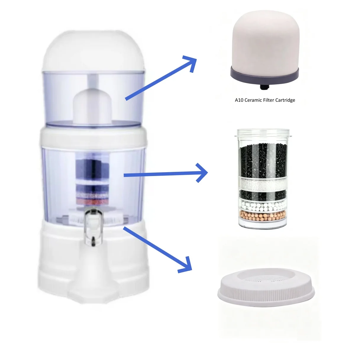 Tap Water Domestic Direct Drink Filter Element,Universal Water Filter Replacement For Household