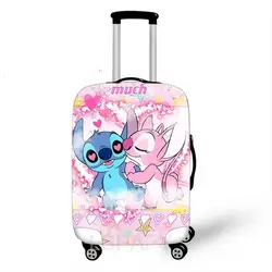 Disney-funda protectora elástica de Lilo Stitch para equipaje, maleta con ruedas, bolsa antipolvo, accesorios de viaje de dibujos animados