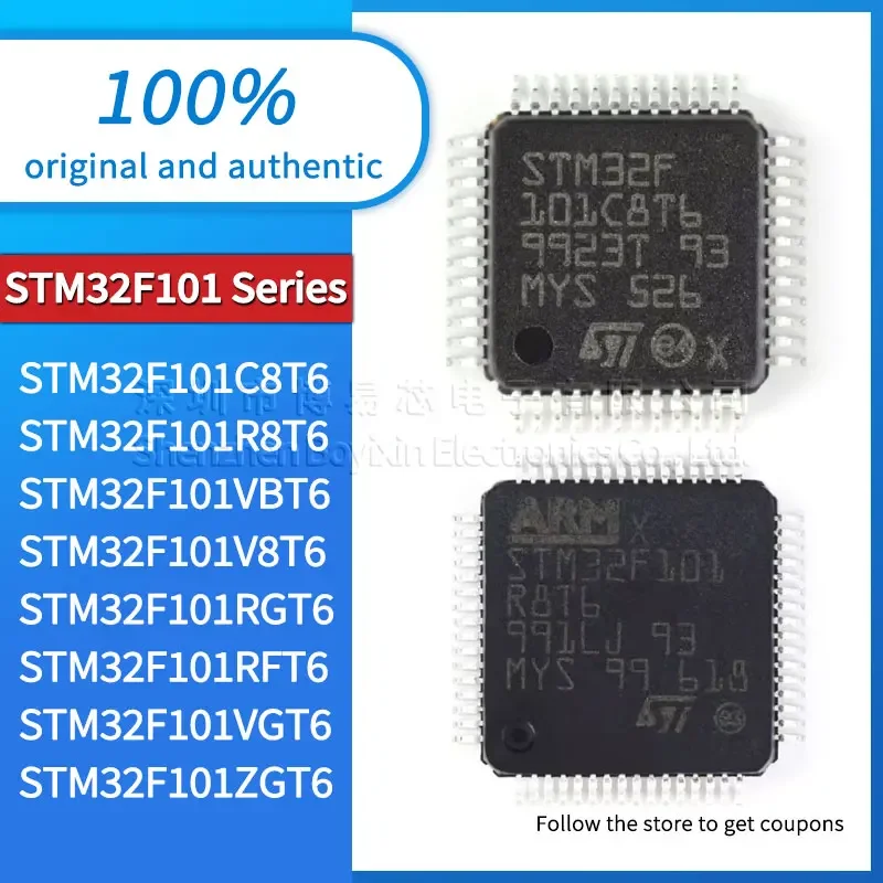 

STM32F101ZGT6 STM32F101VGT6 STM32F101RFT6 STM32F101RGT6 STM32F101V8T6 STM32F101VBT6 STM32F101R8T6 STM32F101C8T6 original genuine