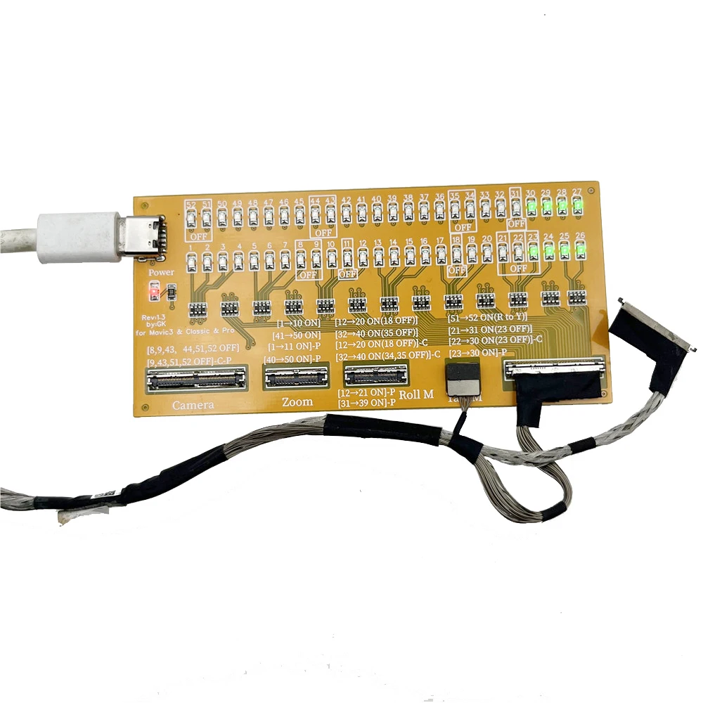 حقيقي Gimbal PTZ كابل ل DJI Mavic 3 برو/سين الطائرة بدون طيار إشارة نقل كابل كاميرا فيديو خط إصلاح سلك