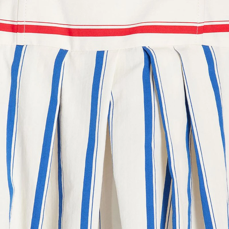 Flaxmaker Fashion Womens Dresses Casual Women Striped Print Sling Maxi Dress Round Neck Sleeveless Long Dress Vestidos Dresses - Image 4