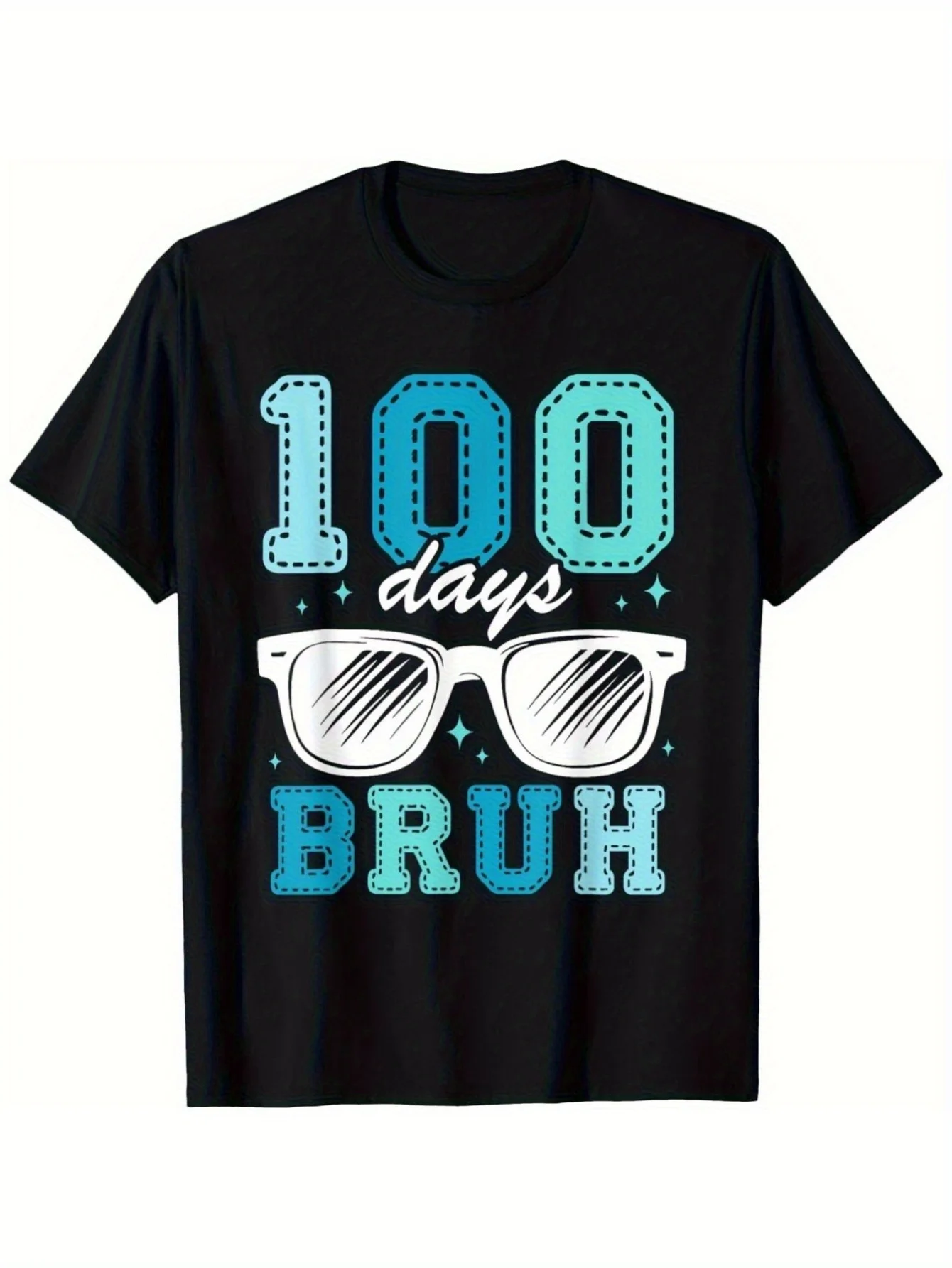 

Футболка для мальчиков из 100% хлопка Brighter Cotton - мягкая, дышащая, всесезонная повседневная футболка с модным принтом в виде очков и звезд, 100% хлопок