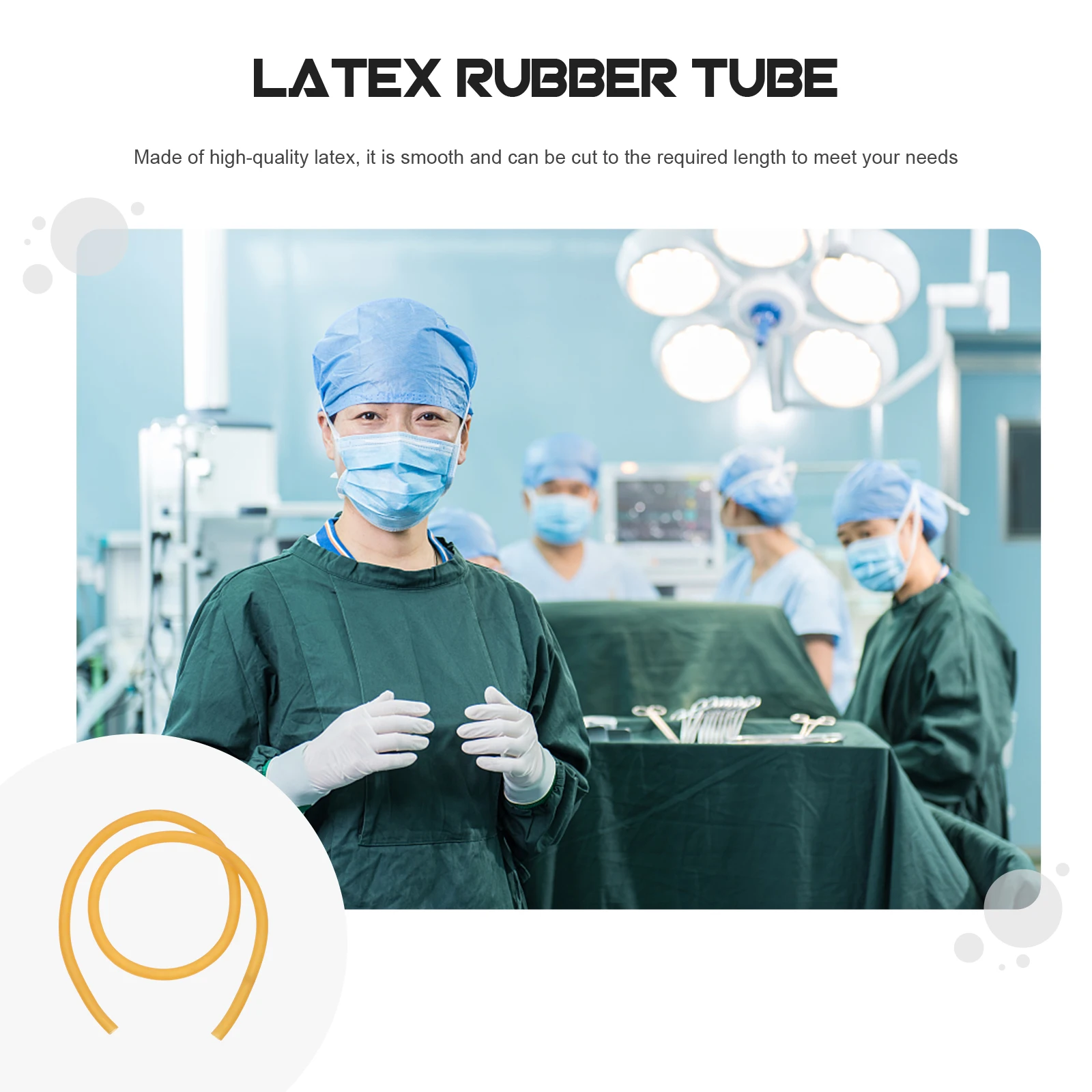 

Tourniquet Rubber Tube Latex Medical Tubing Hose Flexible Surgical Elastic High