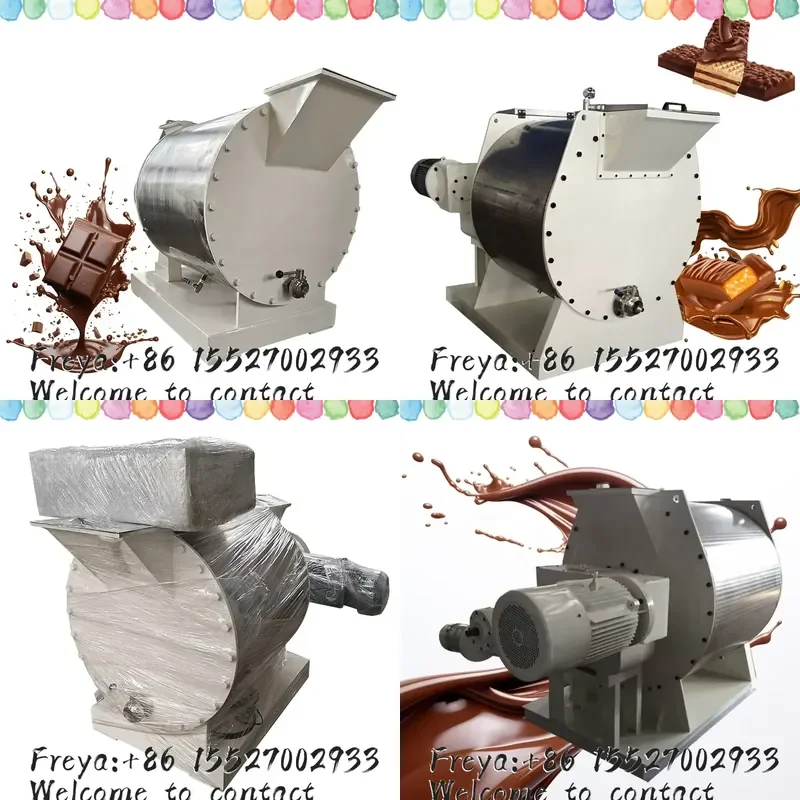Automatic Chocolate Process Plant Equipment Chocolate Conching Conch Grinding Refiner Machine
