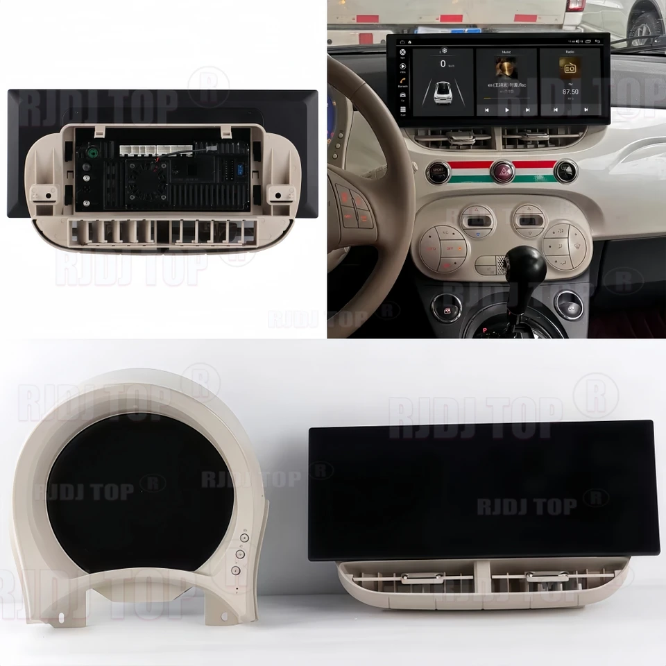☆彡FIAT 500専用 アンドロイド カーエンターテインメントシステム S6412be3843bb43fcacc7747c797d4