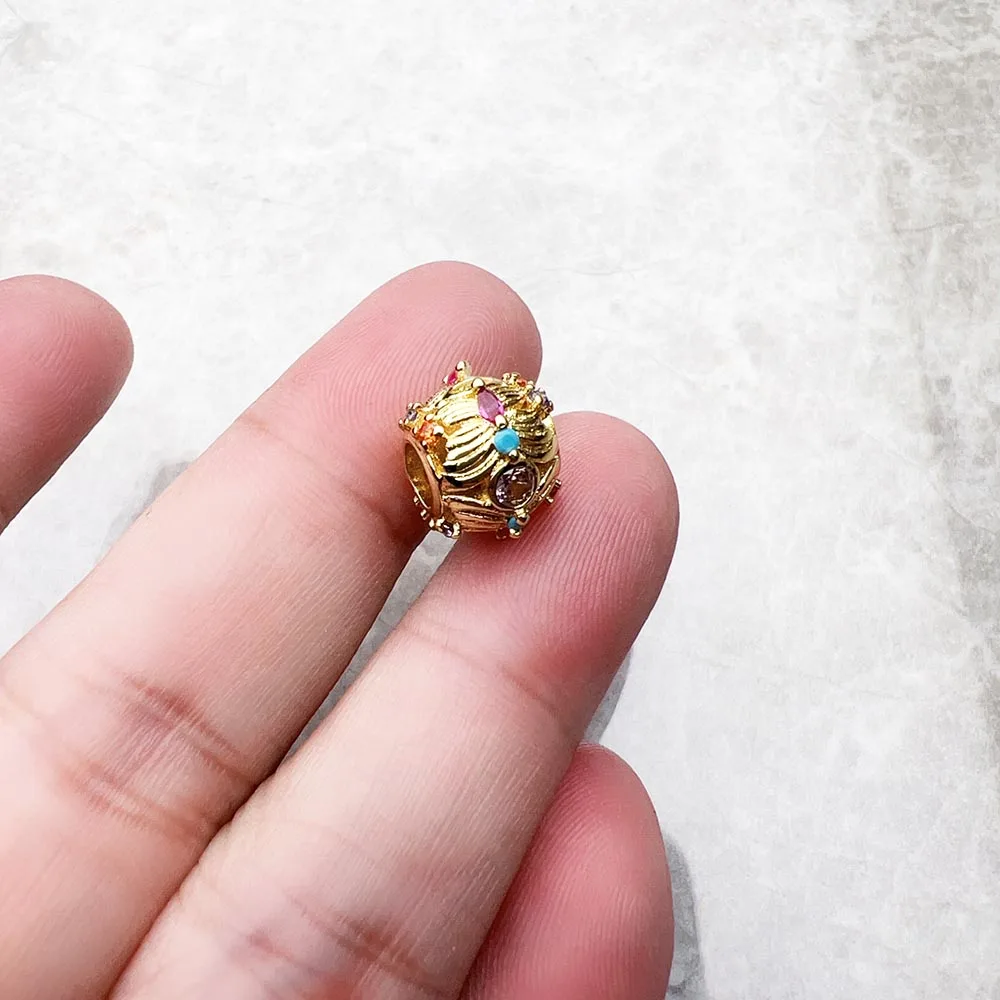 Golden Butterfly Bead 925 Sterling Silver Karma Charms European Jewelry Bohemia Accessories For Women
