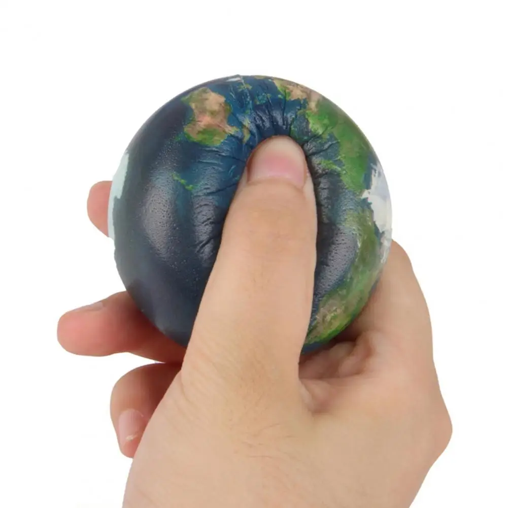 9Pcs 6CM Planet Ball Toy Stress Relief Slow Rebound Sponge Squeeze Fidget Ball Kids Adults Gift