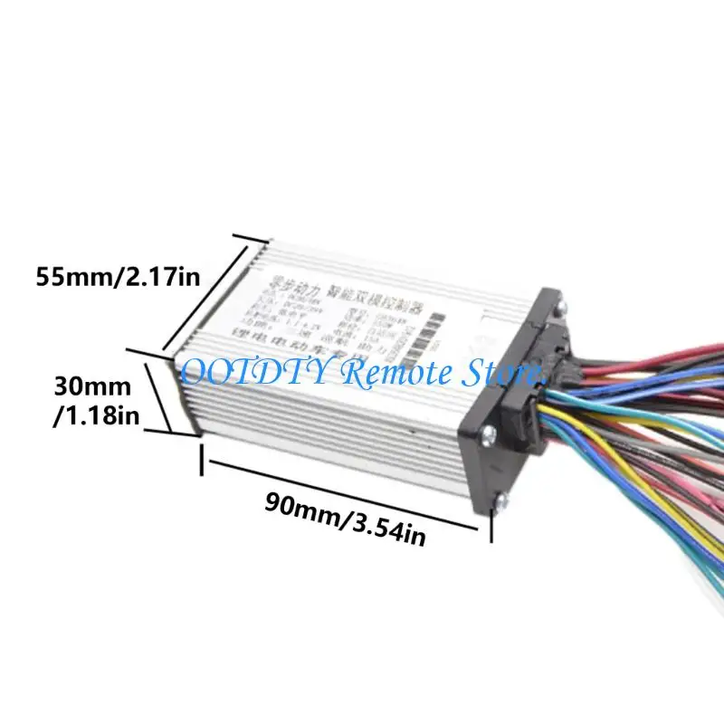 controlador-motor-sem-escova-48v-350w-com-aluminio-modo-para-bicicletas-eletricas