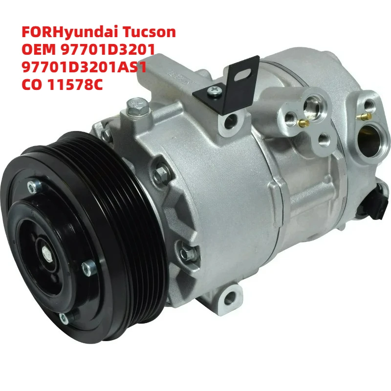 

Durable FORHyundai Tucson OEM 97701D3201 97701D3201AS1 CO 11578C 12V Auto AC Air Conditioning Compressor 2017-2018
