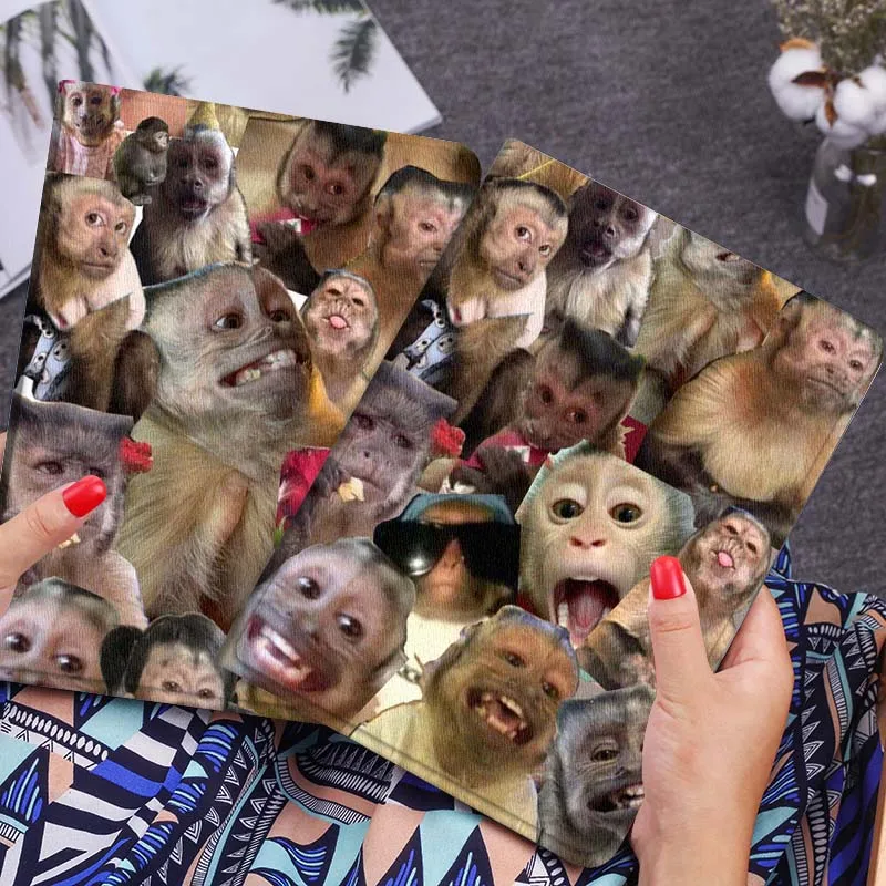 

Забавный чехол для планшета с мультяшным изображением обезьяны для Huawei Honor MatePad MediaPad Air 5 6 7 11 V6 V7 V8 V9 X9 X8 T10 T10s C5e T5