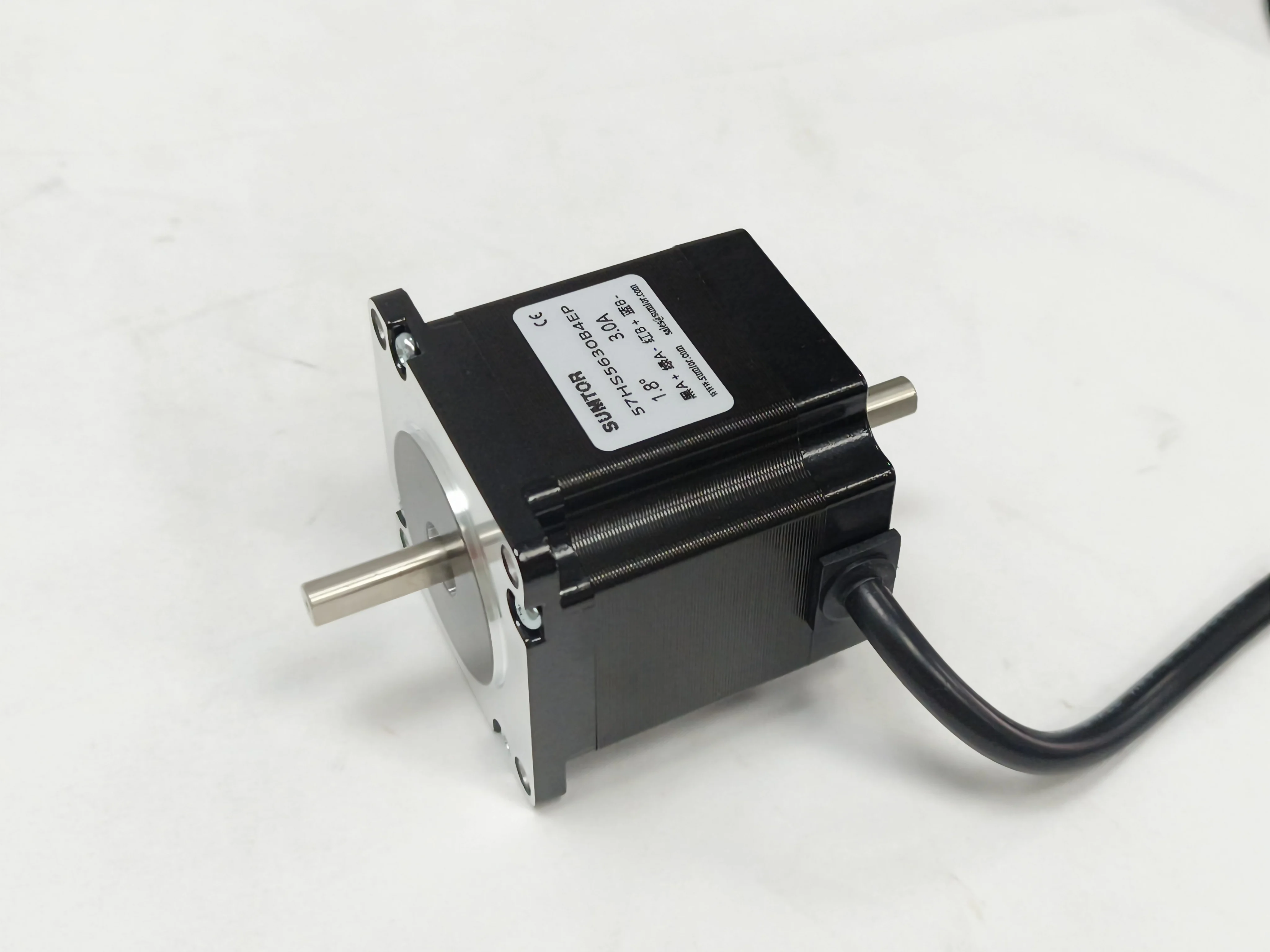 NEMA 23 Stepper Motor Dual Shaft 6.35mm 1.2N.m (167oz-in) Body Length 56mm CE ROHS CNC Stepping Motor nema23