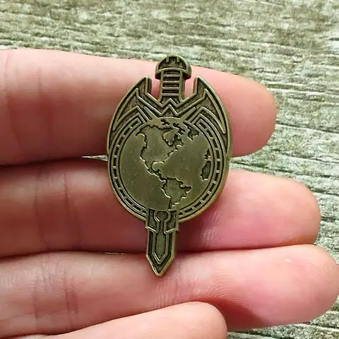 Star Trek Enamel Pin Mirror Universe Dark Mirror for Backpacks Briefcase Badges Brooch for Clothes Accessories Fashion Gift