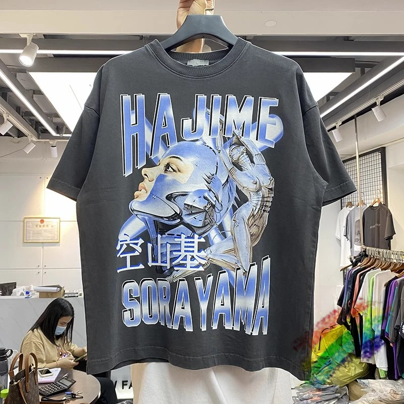 

Digital Direct Printing Vintage T-Shirt Men Women High Quality T Shirt Tops Tee