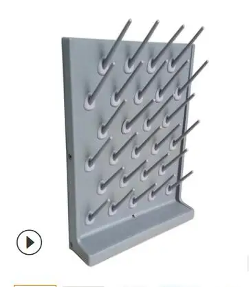 27/52 Stick PP drip rack laboratory drip stand PP single side drip stand 27 drip racks PP drip stand for school/hospital/factory