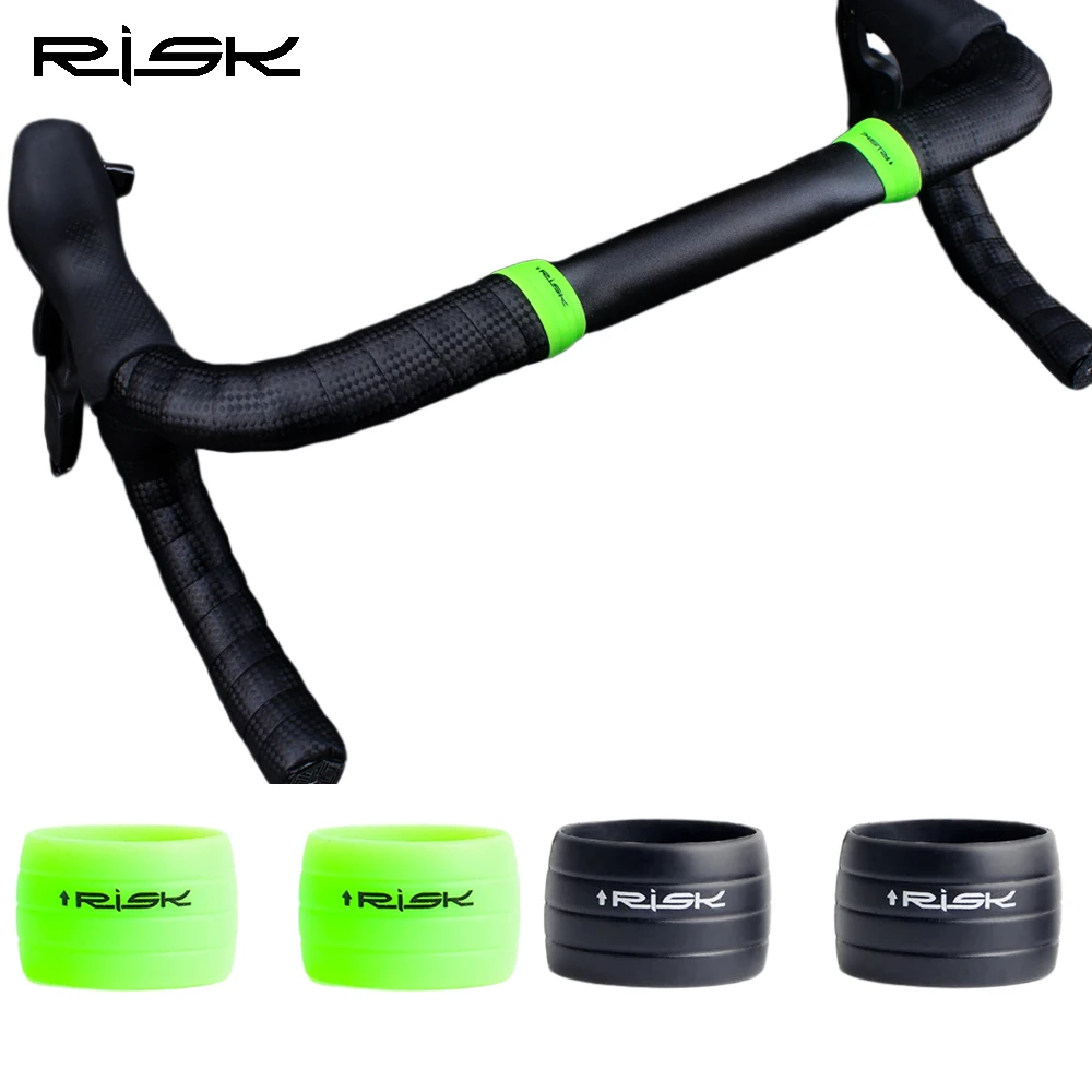 

1 Pair Bicycle Handlebar Tape Fixing Loops Road Bike Handle Grip Wrap Holding Silicone Rings Cycling Fixed Sleeve Collar
