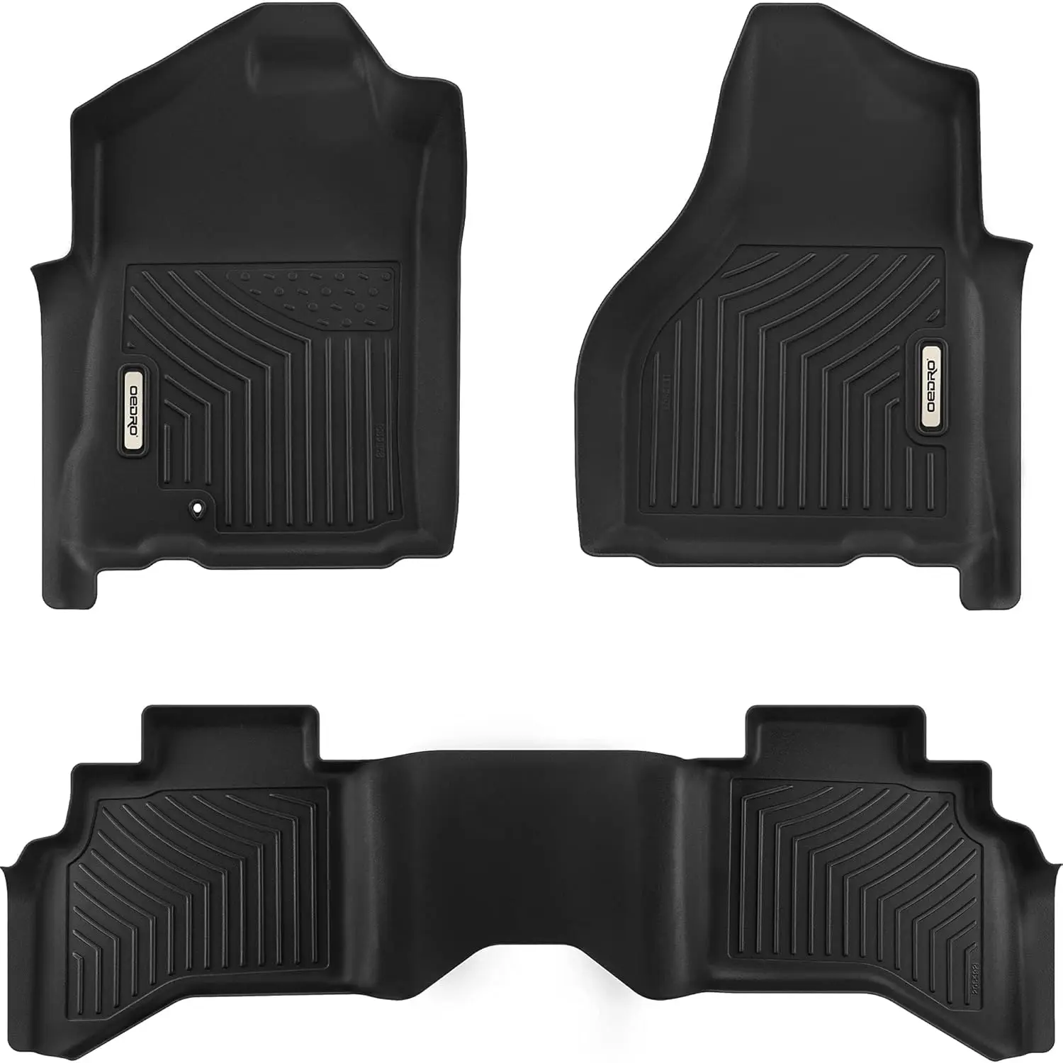 

Floor Mats Fit for 2002-2008 Dodge Ram 1500 Quad Cab, 2003-2009 Dodge Ram 2500/3500 Quad Cab, All Weather Floor Liners Unique