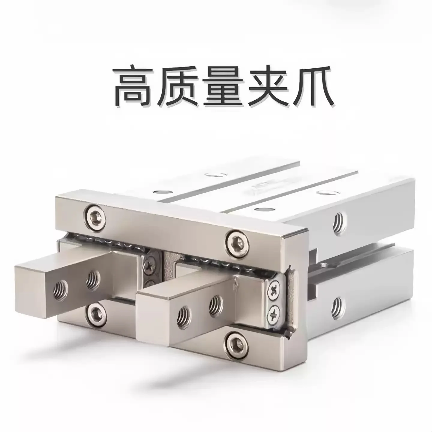 AirTAC Extended Stroke HFKL Air Finger Gripper Parallel With Guide Pneumatic Cylinder HFKL10/16/20/25 Clamping Jaw B N F Magnet