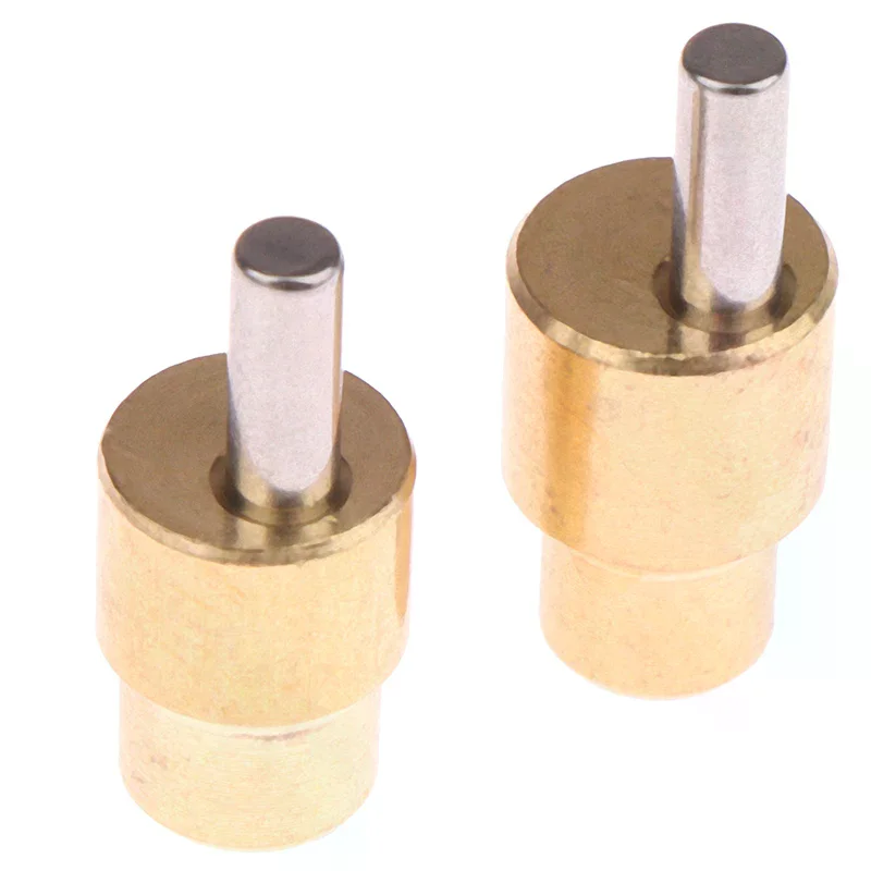 Cabeça de cobre para eixo da roda excêntrica, eixo da máquina de cortar cabelo, buraco 2.0mm, 1 peça