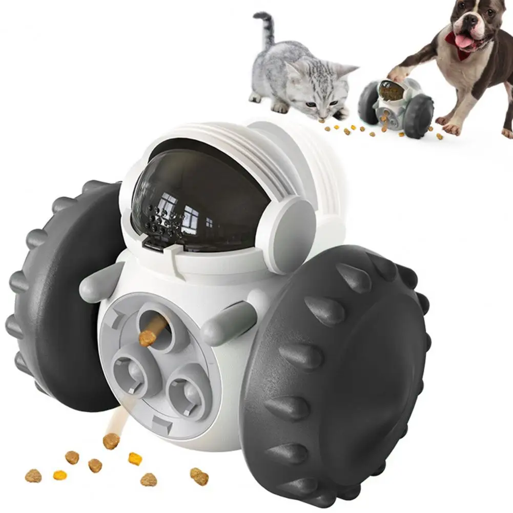 Self-balancing Pet Toy Brain Development Pet Toy Dog Toy Robot Shapes Food Dispensing Slow Feeder Engaging Pet for Mental