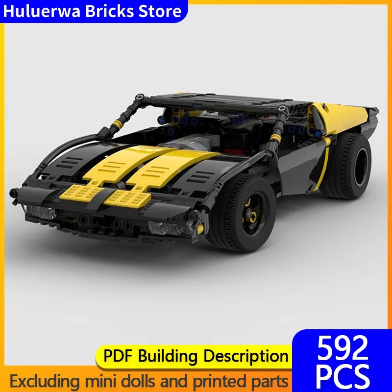 

Speed Racing Car Model MOC Building Bricks Top Tier Sports Car Modular Technology Gifts Holiday Assemble Children Toys Suit