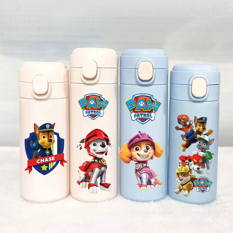 PAW Patrol 320ml/420ml Thermal Cup Ryder Chase Portable Large Capacity Outdoor Sports Water Cup Drinking Stainless Steel Bottle