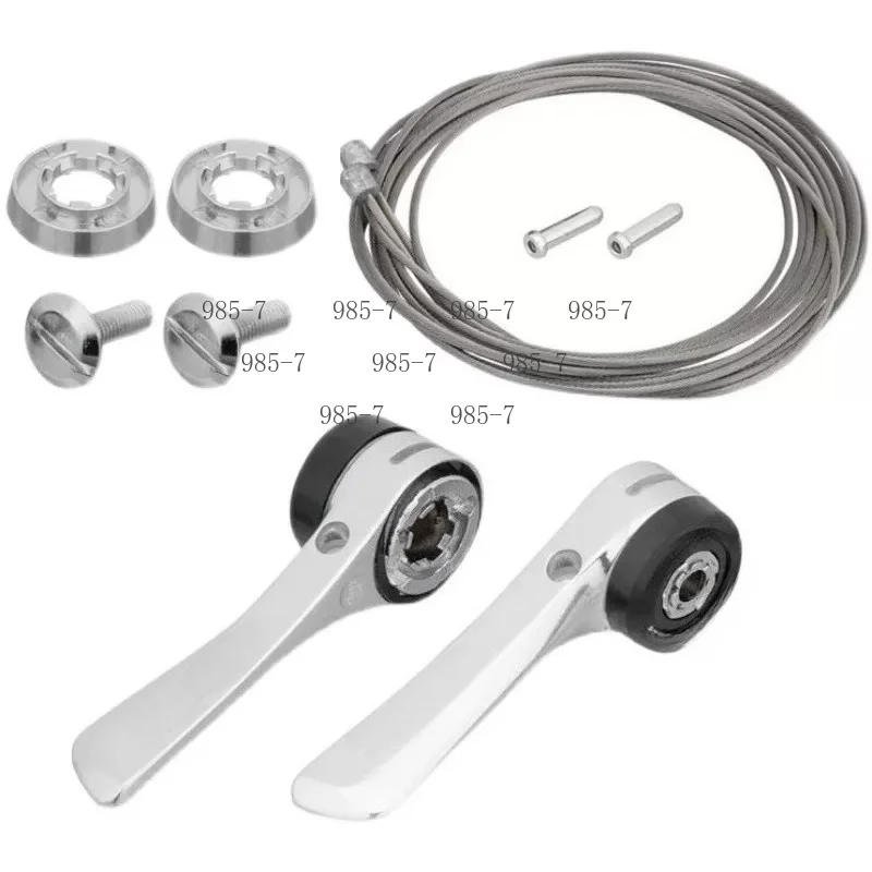 6/8/12/18 Speed Retro Friction Shifter, Classic Bicycle Parts R400 Vintage Road Bike Down Tube Shifter for Racing Bicycle