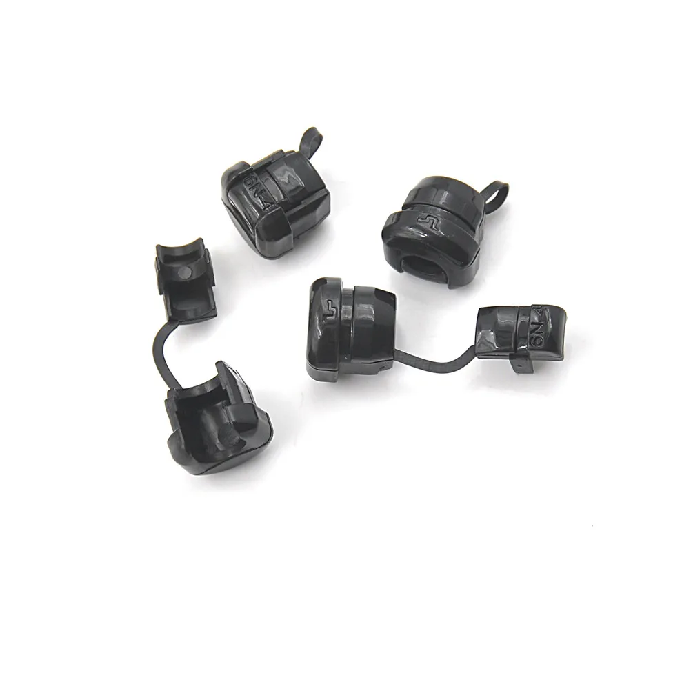 Black 20pc 6N-4 Strain Relief Bushing SJT 18AWG T=0.5~1.6mm Nylon Wholesale