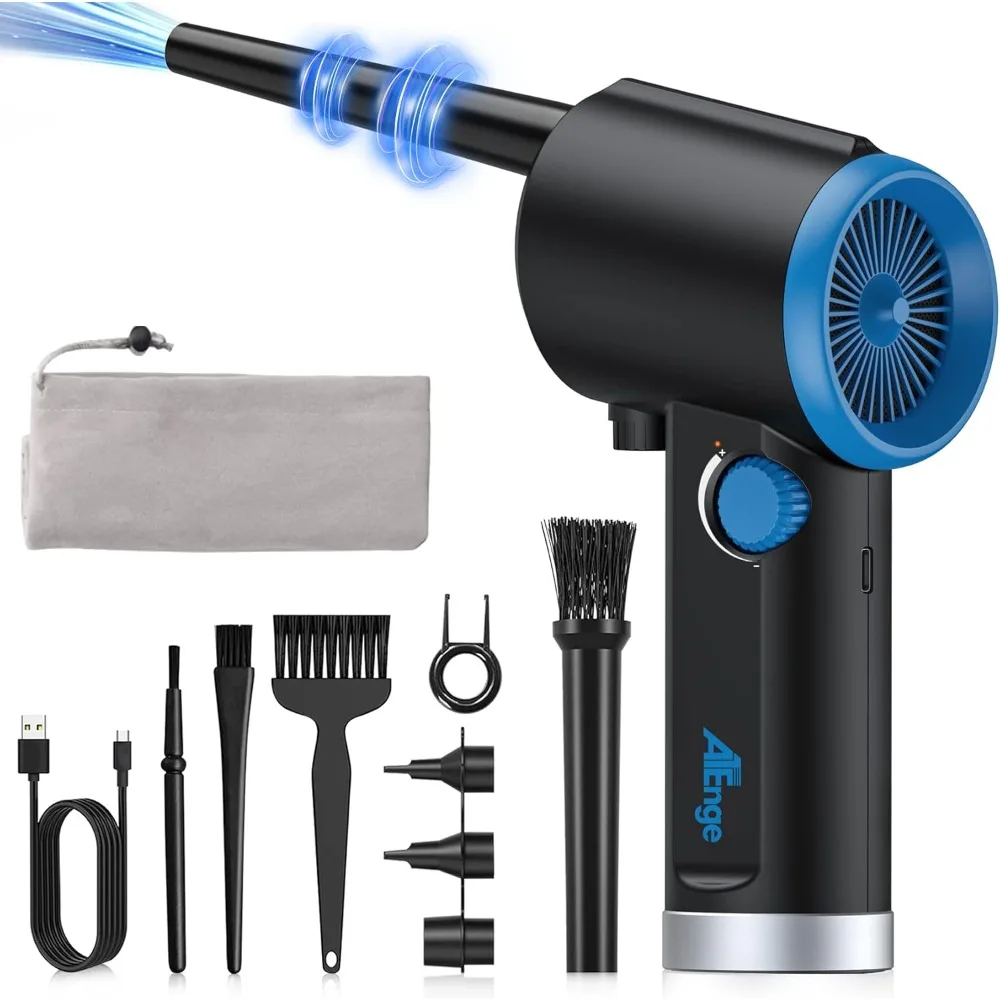 

Compressed Air Duster, Electric Air Duster, Cordless Air Duster for Computer, Brushless Motor, 6000mAh