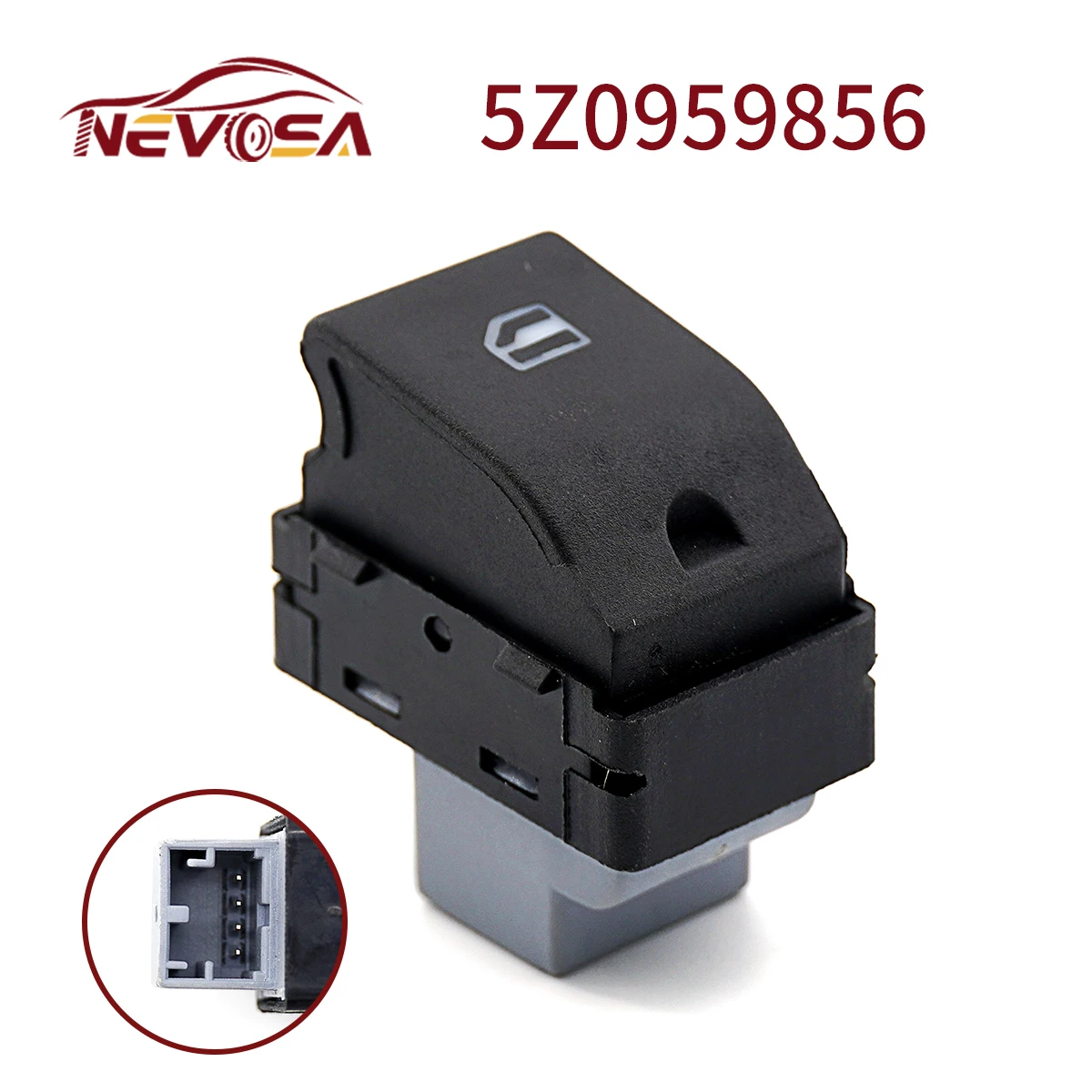 

NEVOSA For Volkswagen Fox Gol Window Switch 5Z0959856 5Z09598561NN Car Passenger Control Button Car Accessories Parts