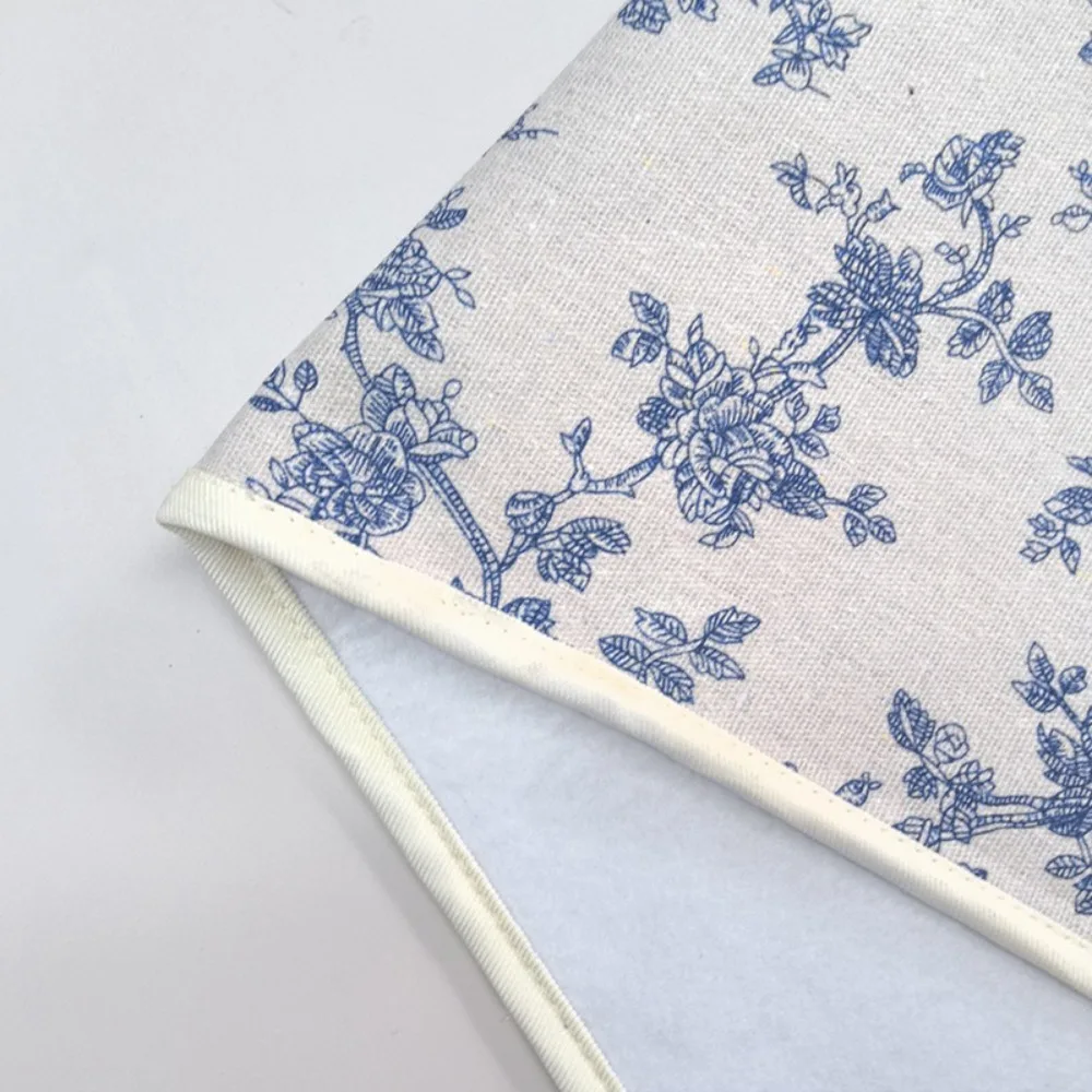 1pcs 140*50cm Ironing Board Cloth with Elastic Edge Stain Resistant Ironing Board Protector Cover Washable Drawstring Tightening