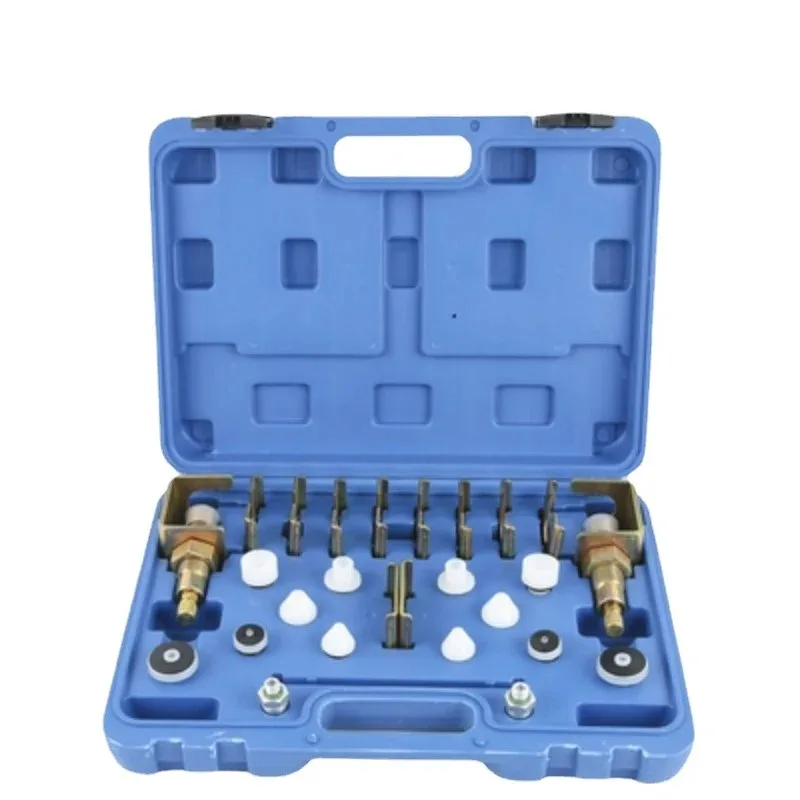Detector de fugas de coche, herramienta de reparación de automóviles, excavadora de vehículos, aire acondicionado, condensador, 56 piezas